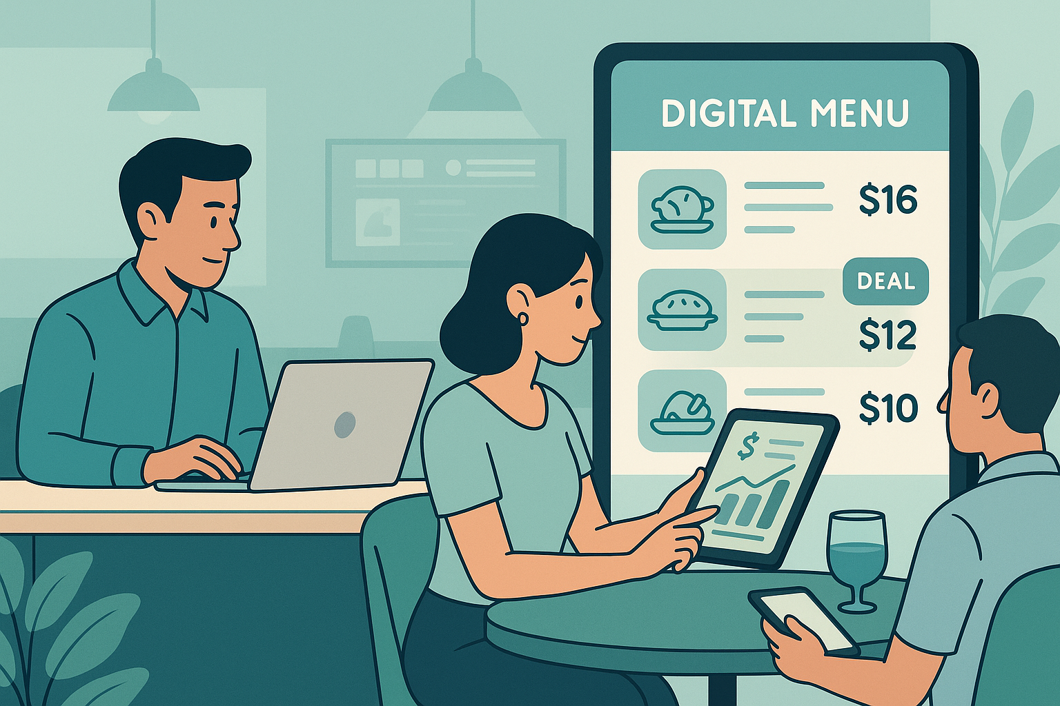 Maximizing Revenue with Dynamic Pricing in Digital Menus