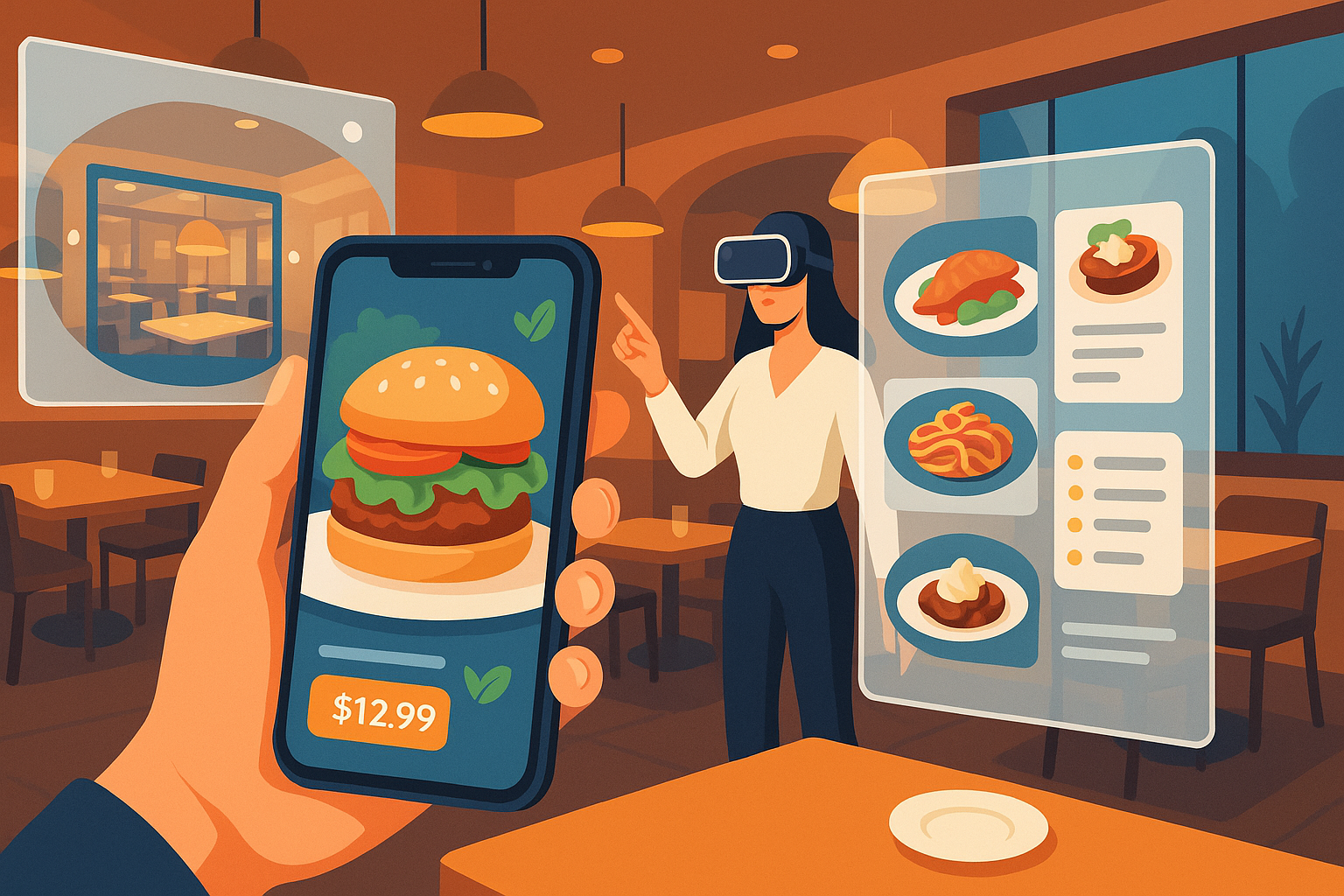 Bringing Dishes to Life: AR-Enabled Menus & Virtual Tours